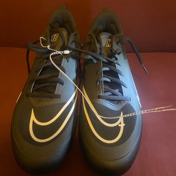 Nike Black/Grey Alpha Huarache 8 Pro Lacrosse Cleats Mens Size 16 - NEW - Picture 9 of 9